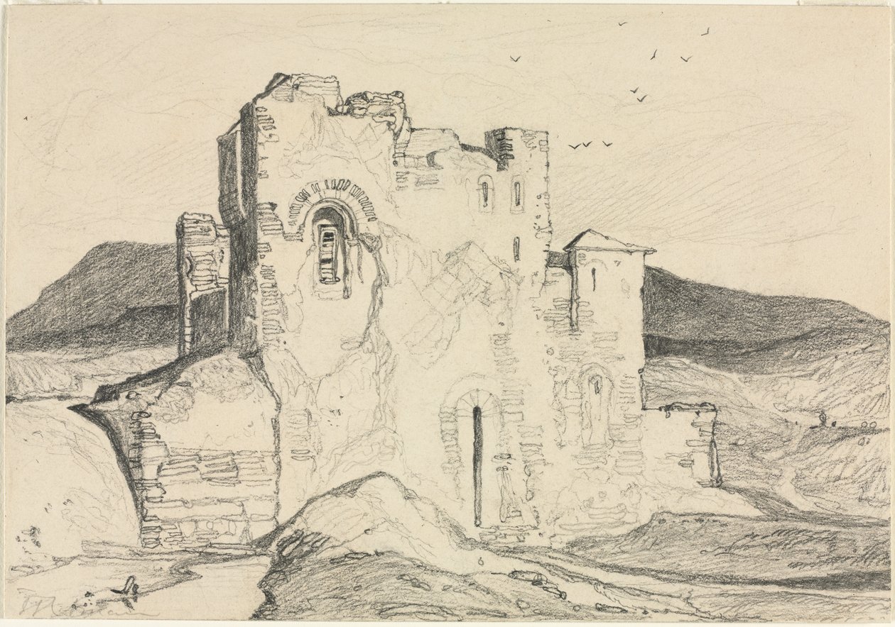 Zamek w Normandii autorstwa John Sell Cotman