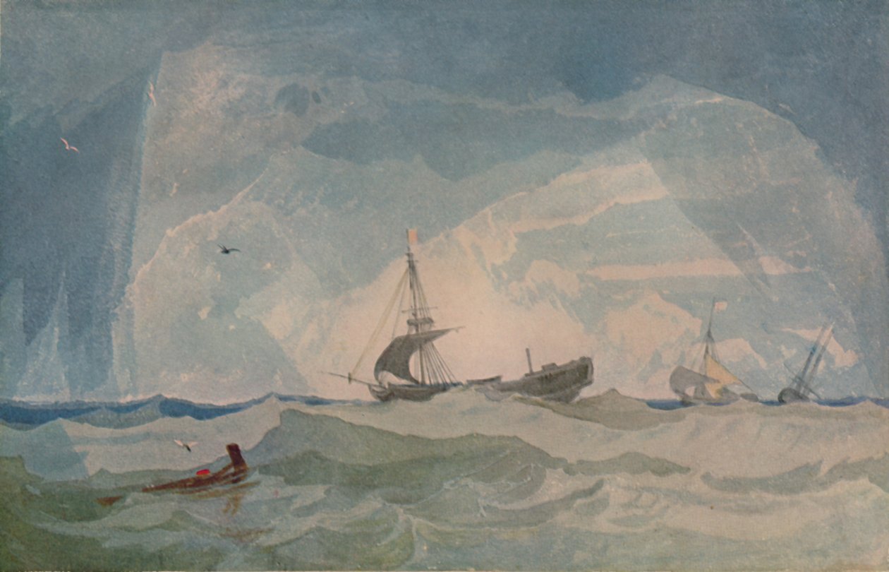 Zdemastowany bryg, 1923 autorstwa John Sell Cotman