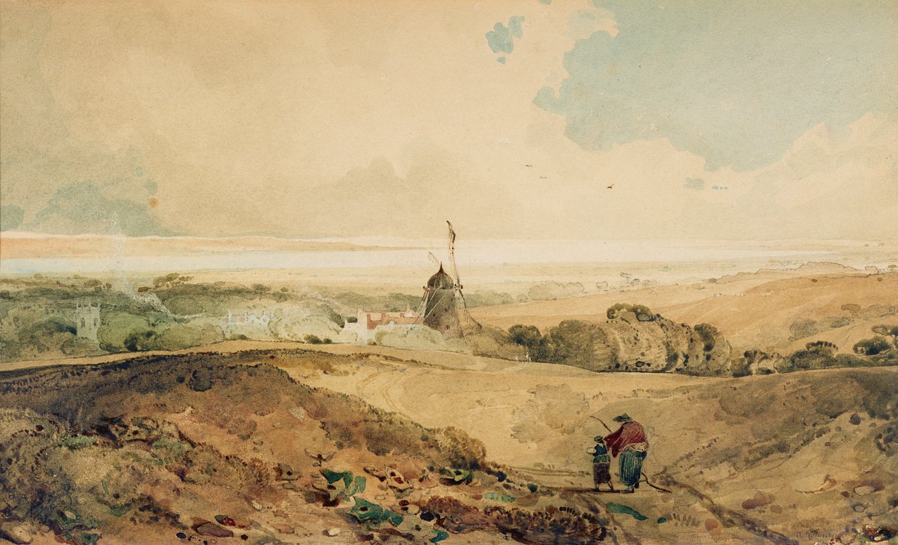 Widok z Welton, Yorkshire autorstwa John Sell Cotman