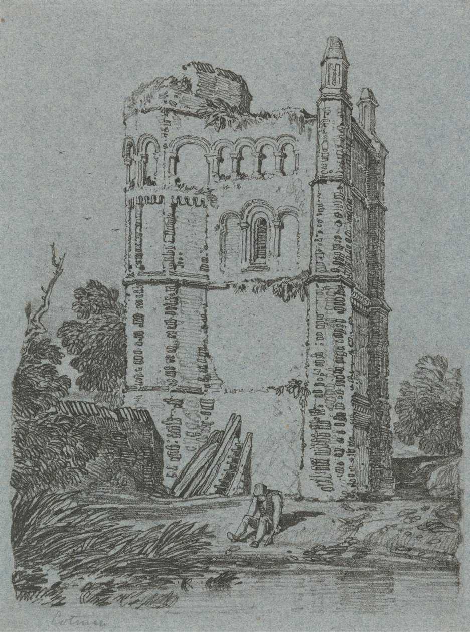 Wieża Brandsby, Yorkshire autorstwa John Sell Cotman