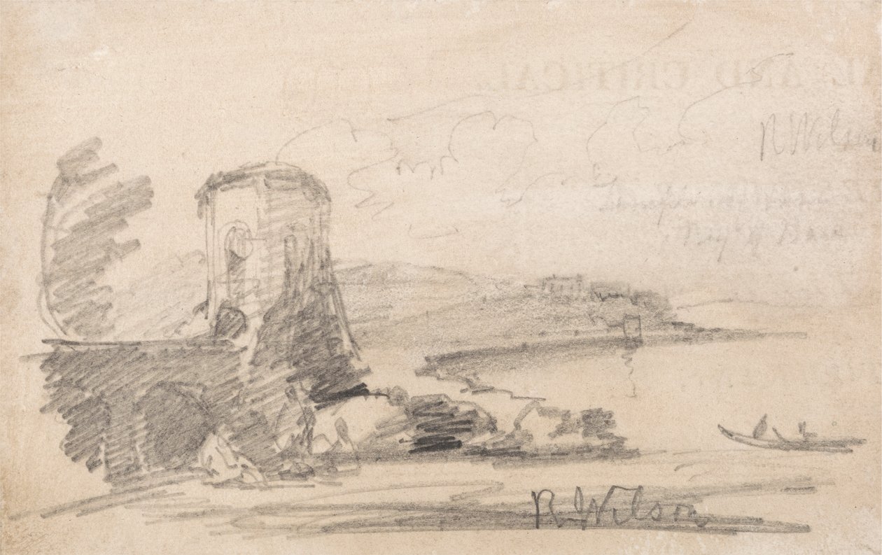 Most i wieża, według Richarda Wilsona autorstwa John Sell Cotman