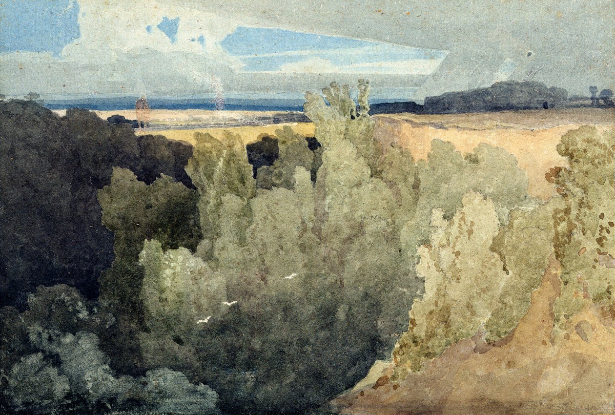 Brignall Banks on the Greta (ołówek i akwarela) autorstwa John Sell Cotman