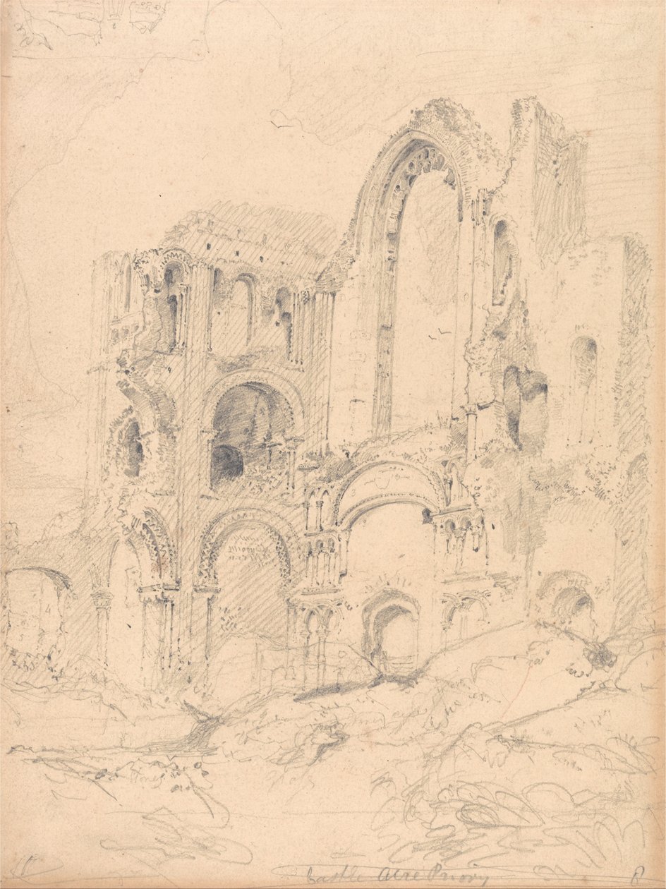 Castle Acre Priory, Norfolk autorstwa John Sell Cotman