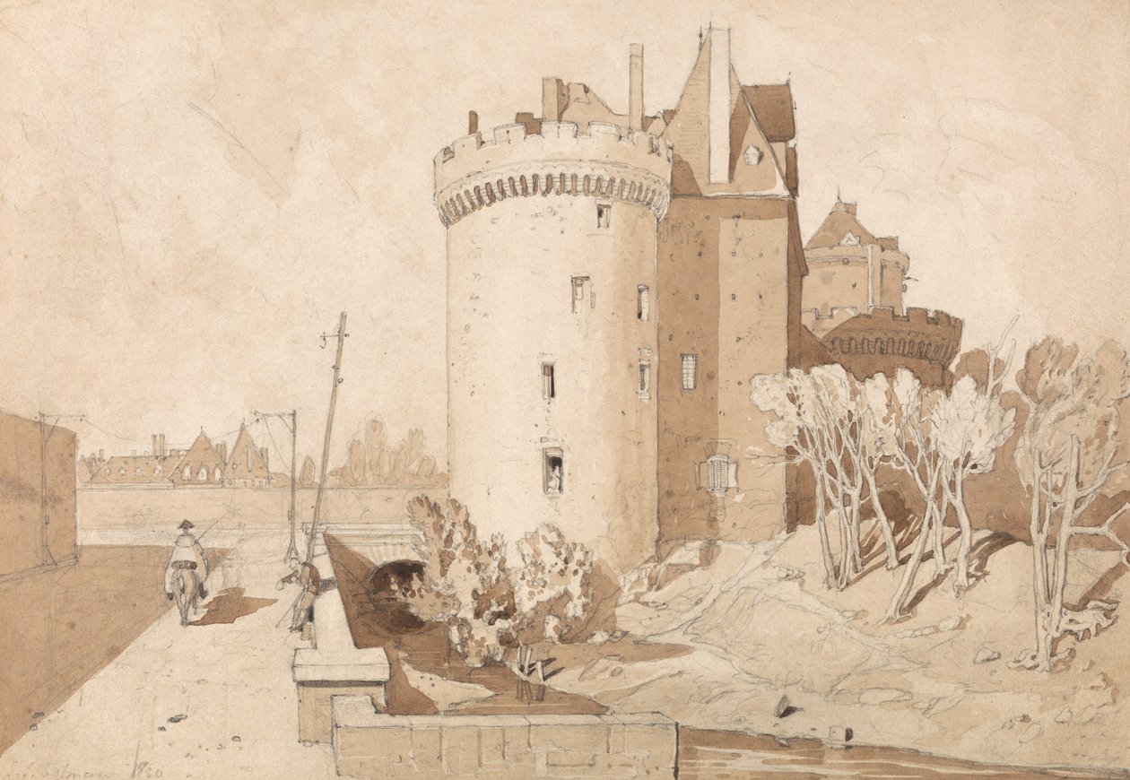 Zamek w Alencon autorstwa John Sell Cotman