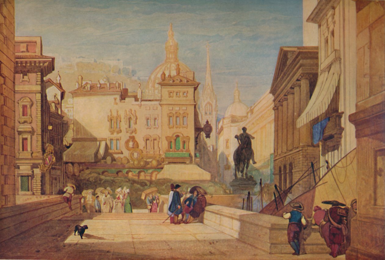 Kompozycja pt. Toledo, 1923 autorstwa John Sell Cotman