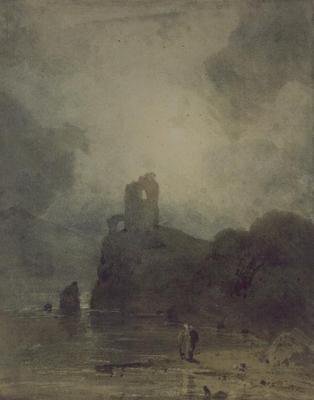 Zamek Dolbadarn autorstwa John Sell Cotman
