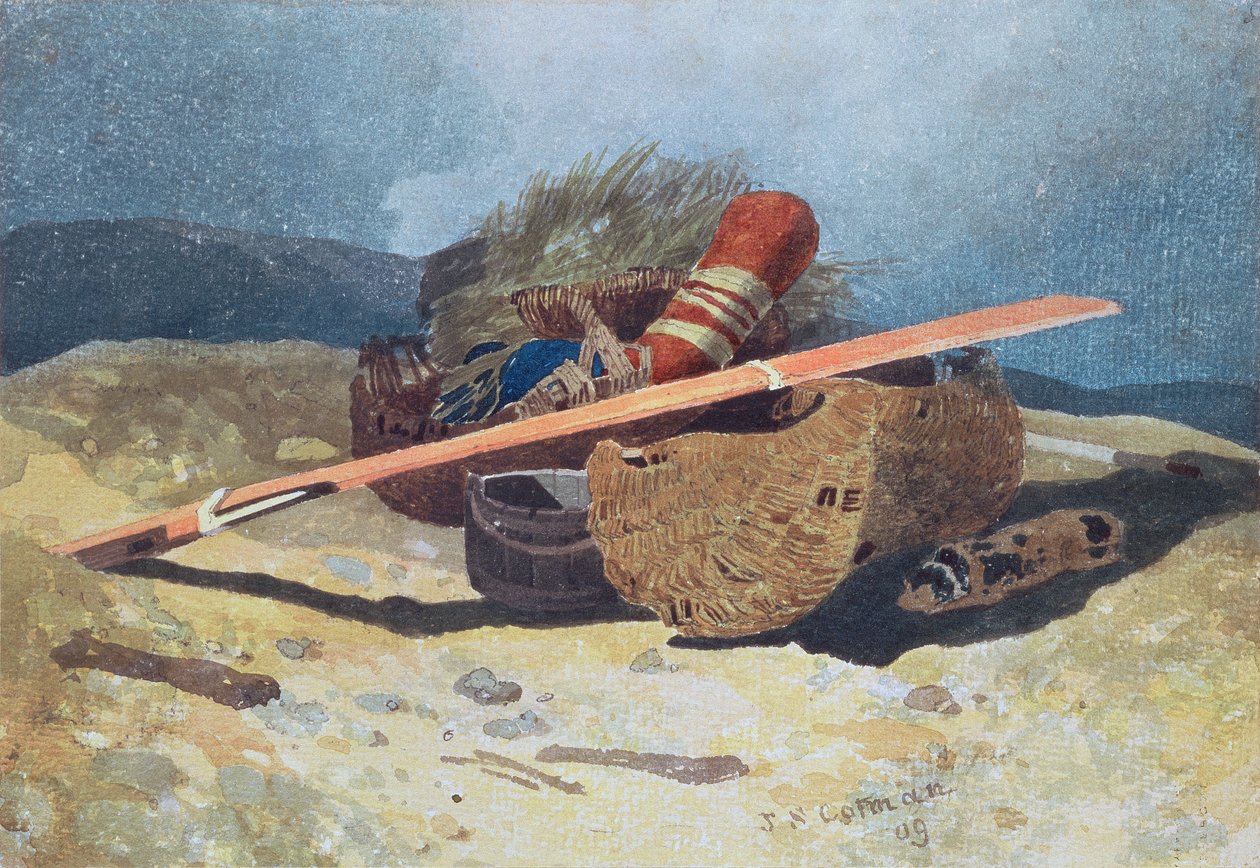 Ryby Swills i Ster, 1809 (ołówek, wc na papierze) autorstwa John Sell Cotman