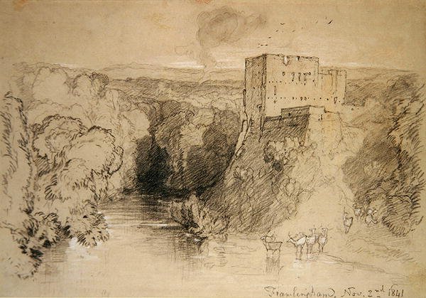 Zamek Framlingham autorstwa John Sell Cotman