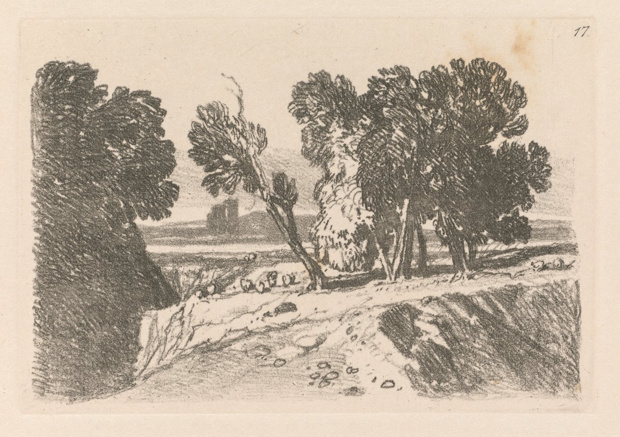 Księga Studiów: Tablica 17, Studium autorstwa John Sell Cotman
