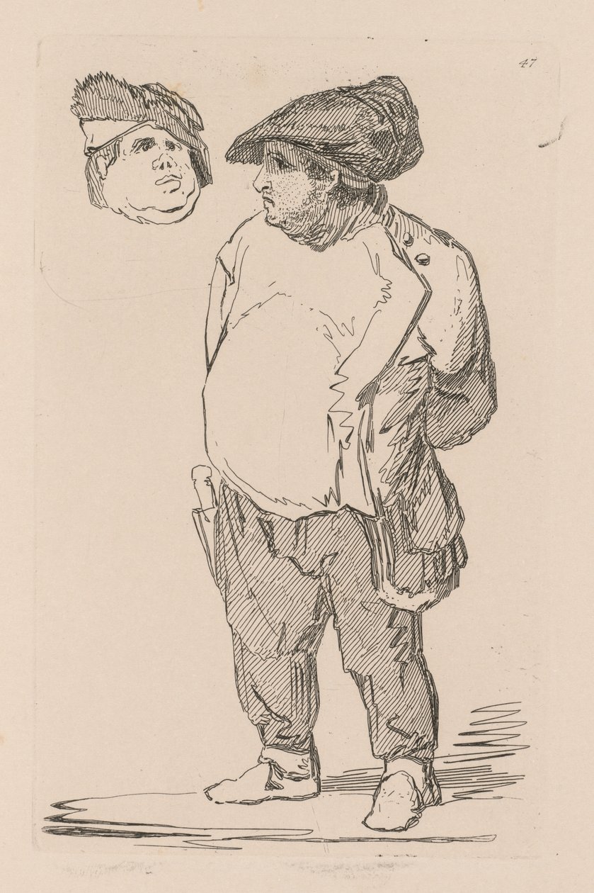 Księga Studiów: Tablica 47, Studium autorstwa John Sell Cotman