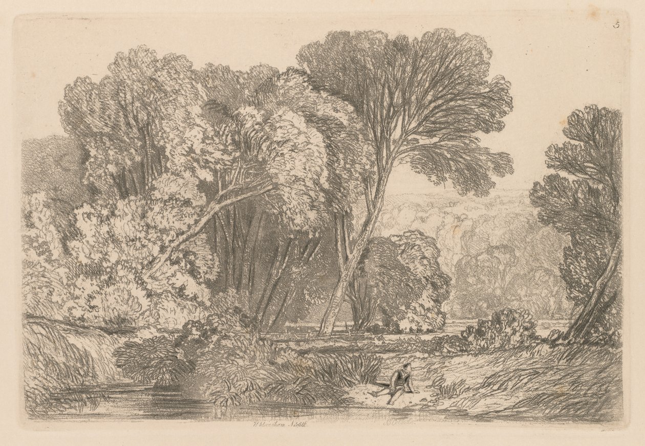 Księga Studiów: Tablica 5, Walsingham, Norfolk autorstwa John Sell Cotman