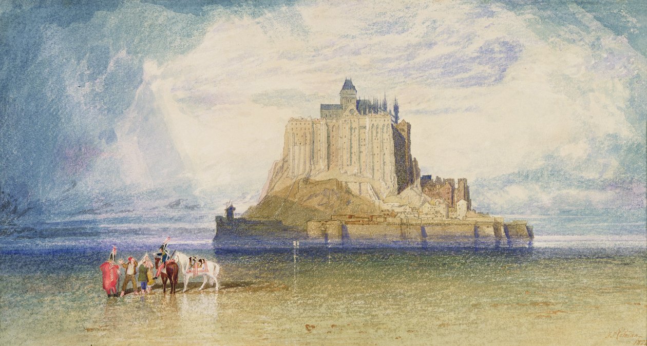 Mont Saint-Michel autorstwa John Sell Cotman
