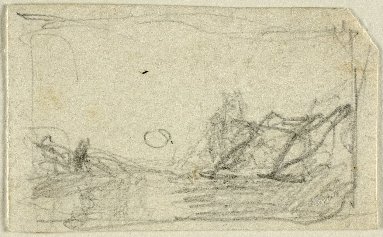 Światło księżyca nad krajobrazem autorstwa John Sell Cotman