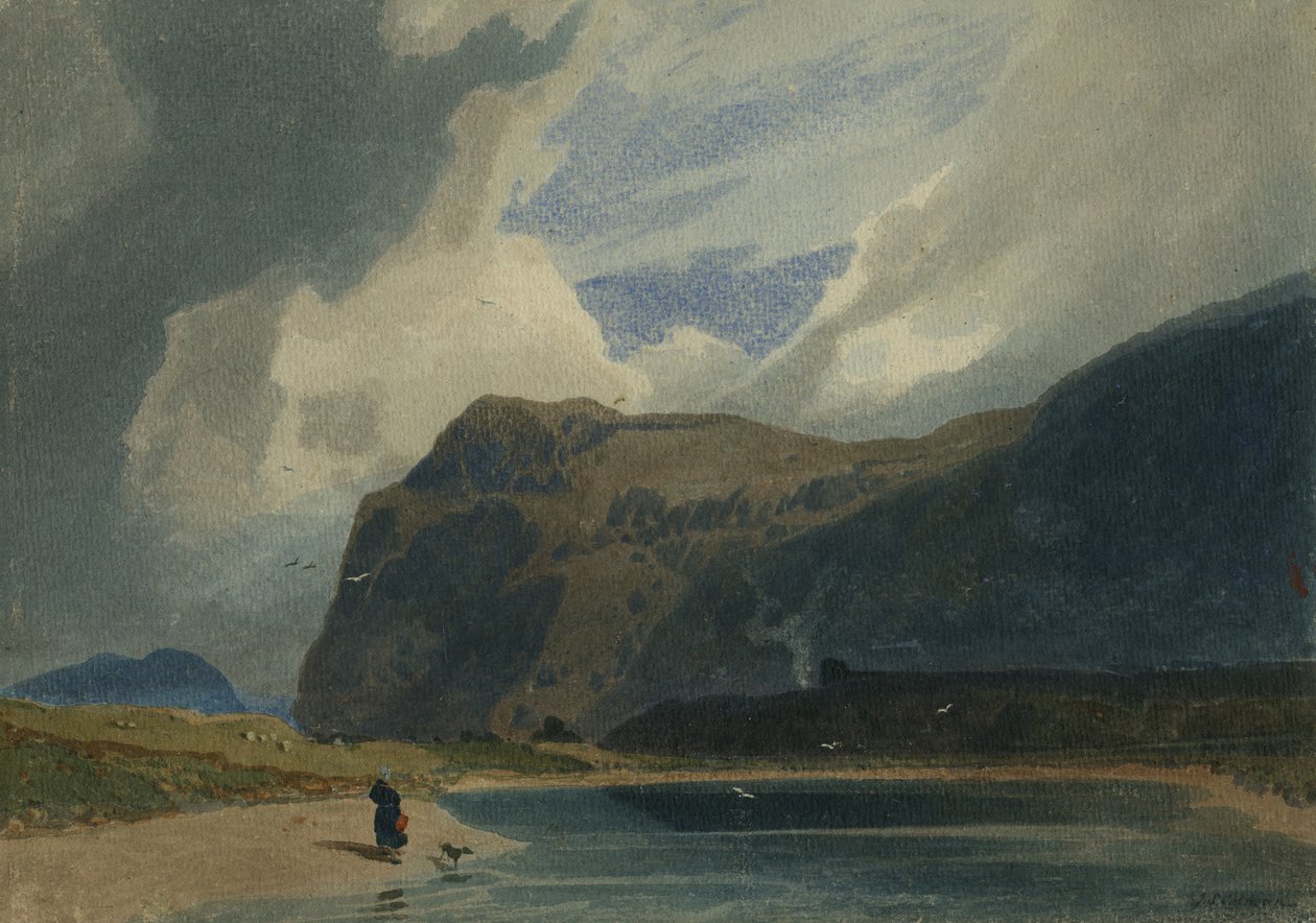 Scena górska w Walii, 1810 (papier toaletowy) autorstwa John Sell Cotman