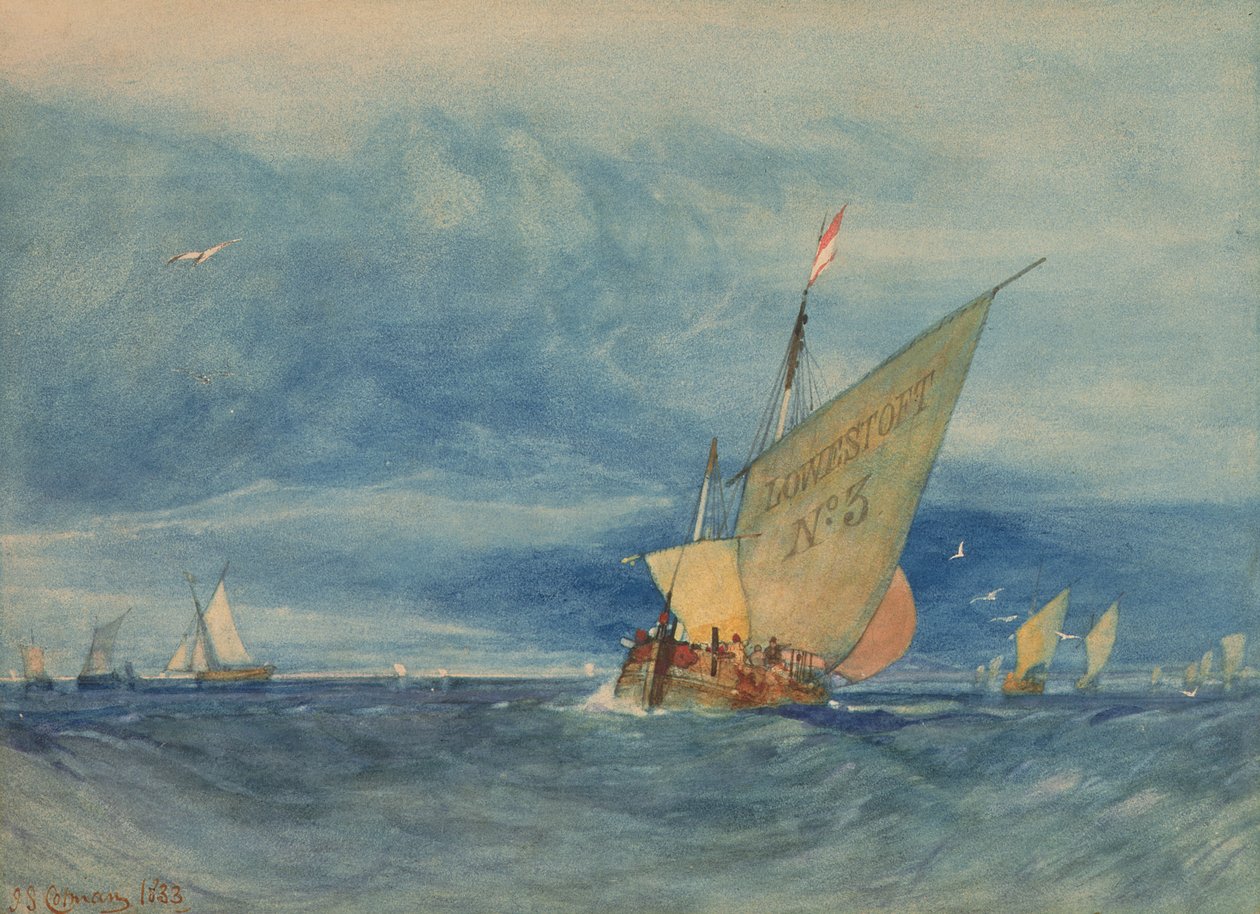 Poza Lowestoft: Świeża bryza autorstwa John Sell Cotman