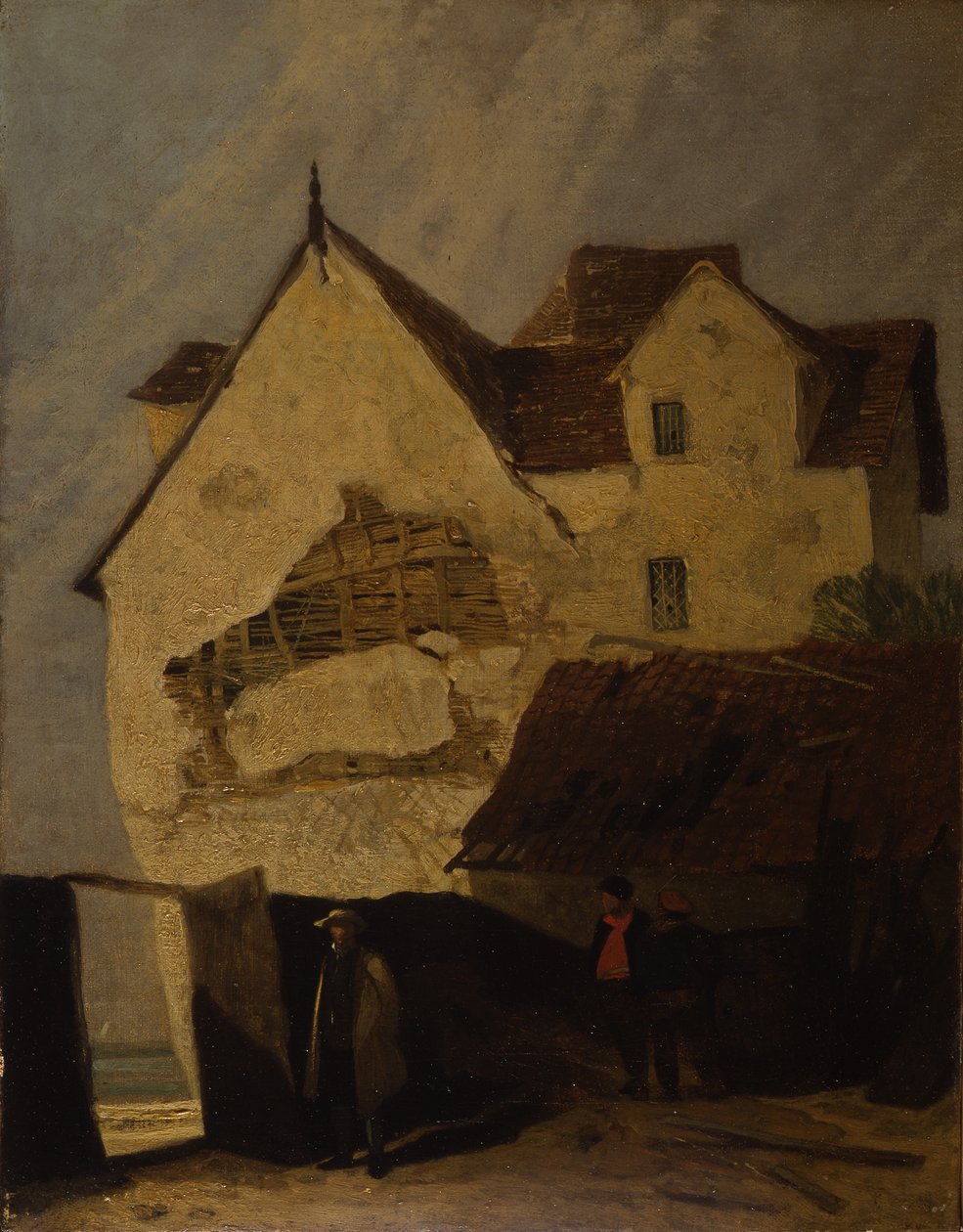 Stare domy w Gorleston autorstwa John Sell Cotman