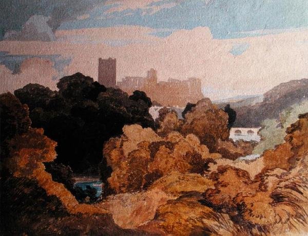 Richmond, Yorkshire (akwarela na papierze) autorstwa John Sell Cotman