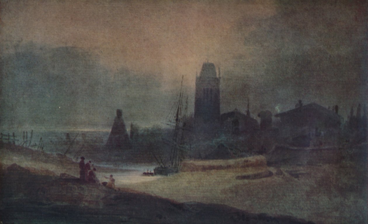 St Mary Redcliffe, Bristol, 1923 autorstwa John Sell Cotman