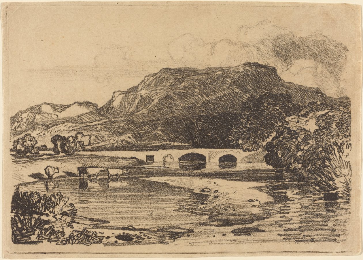 Tan y Bwlch, Północna Walia autorstwa John Sell Cotman