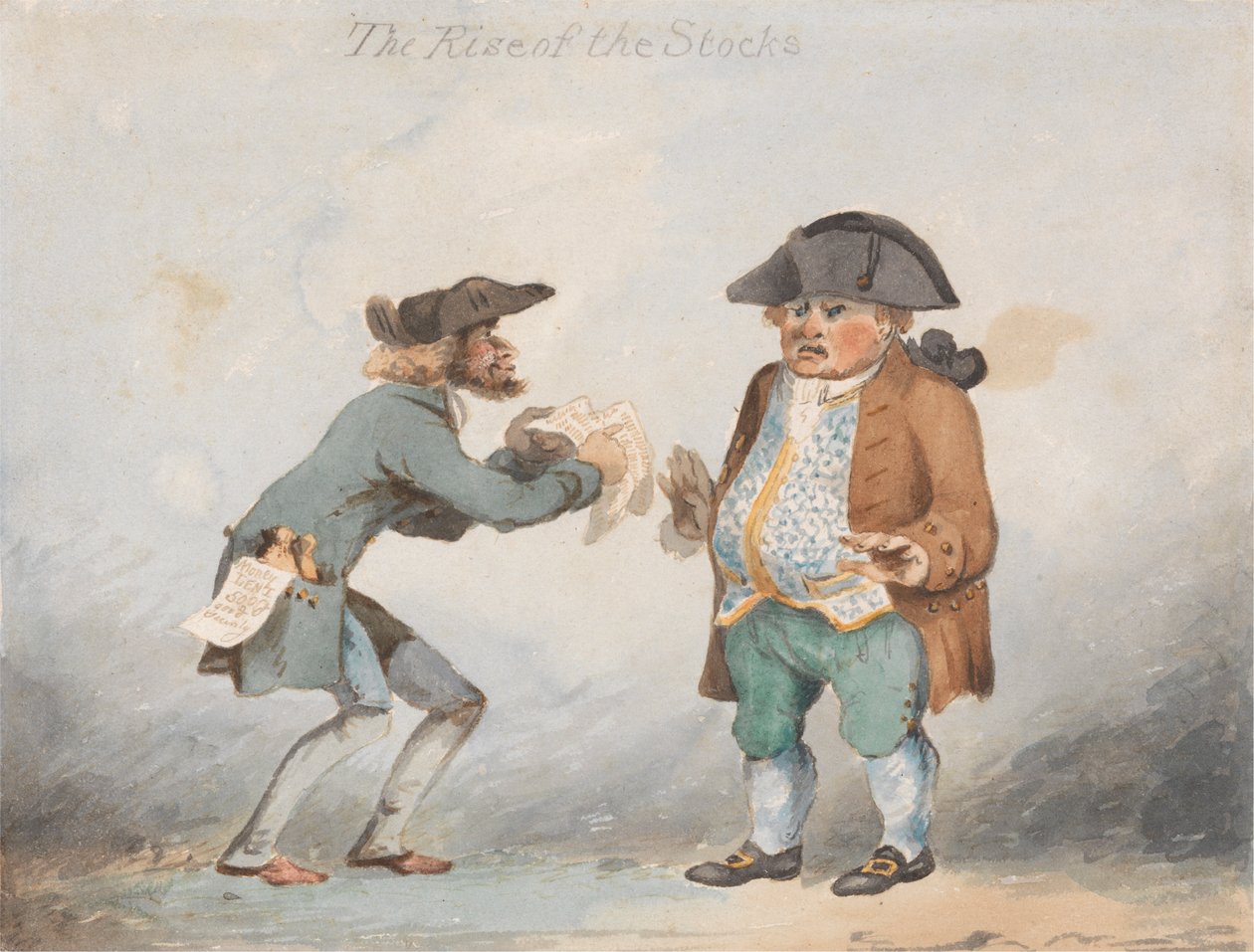 Wzrost notowań (jeden z zestawu trzech) autorstwa John Sell Cotman