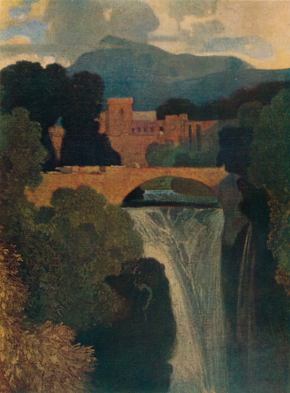 Wodospad, ok. 1807, 1923 autorstwa John Sell Cotman