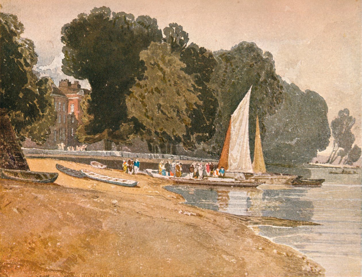 Twickenham, ok. 1808 r. autorstwa John Sell Cotman