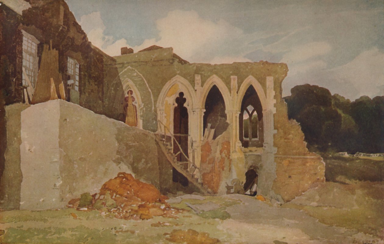 Opactwo Walsingham, 1923 autorstwa John Sell Cotman