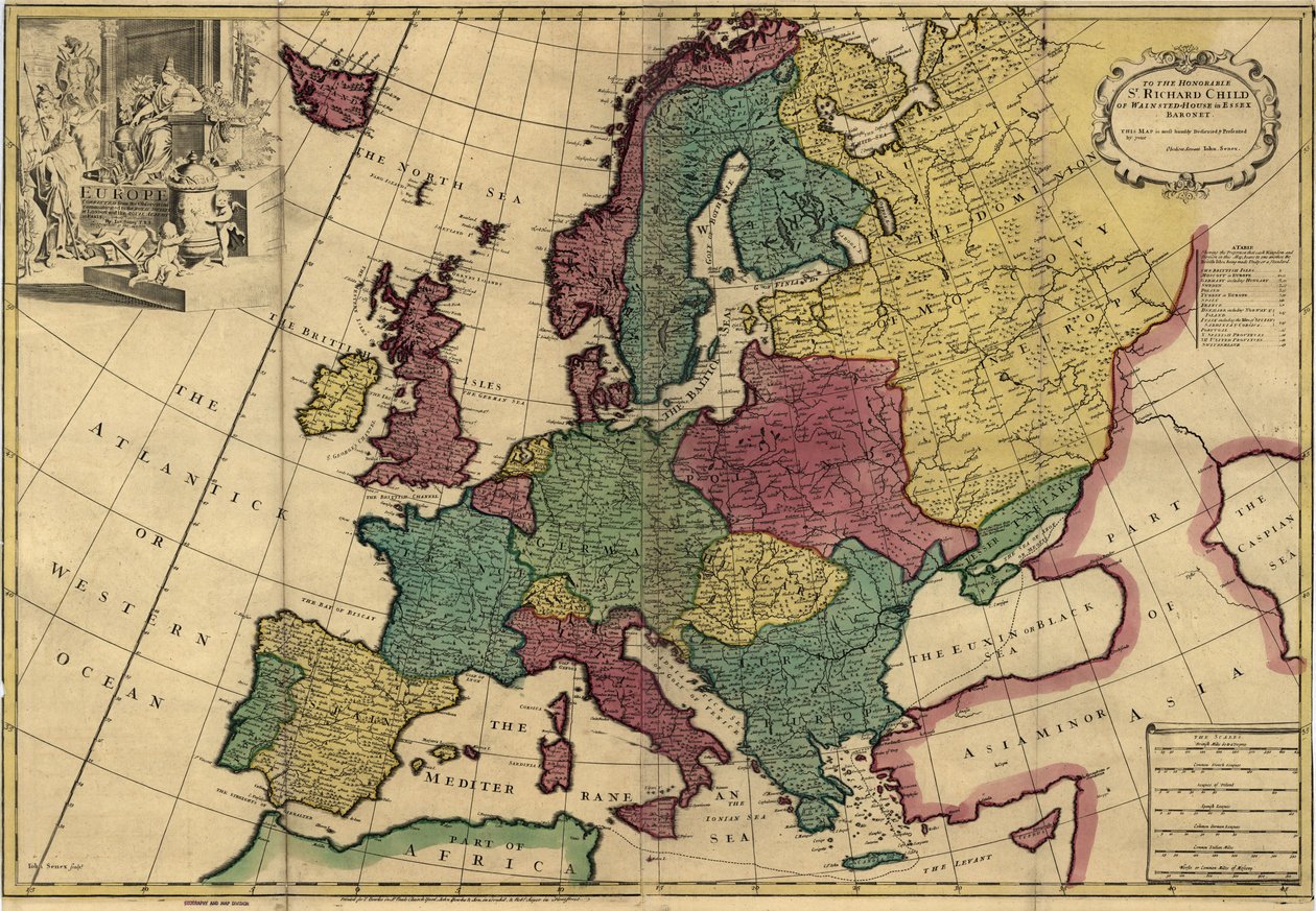 Europa autorstwa John Senex