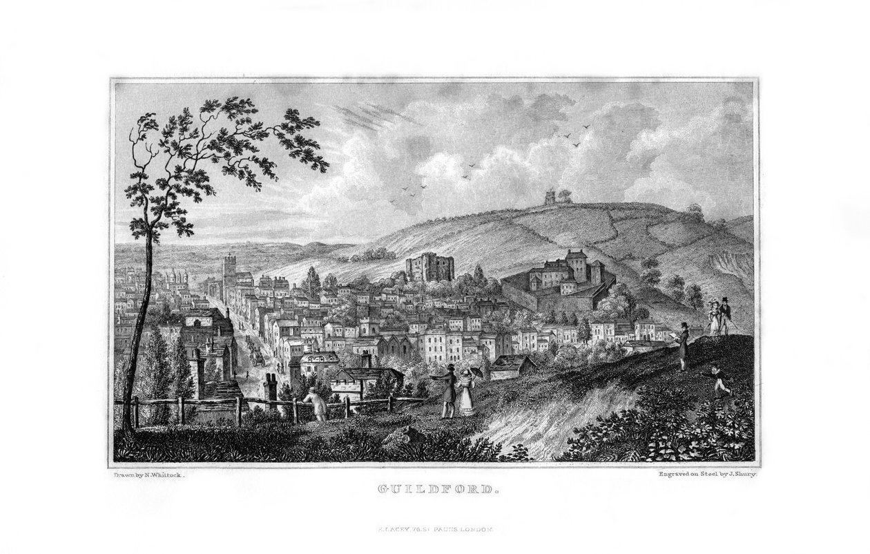 Guildford, Surrey, 1829. autorstwa John Shury