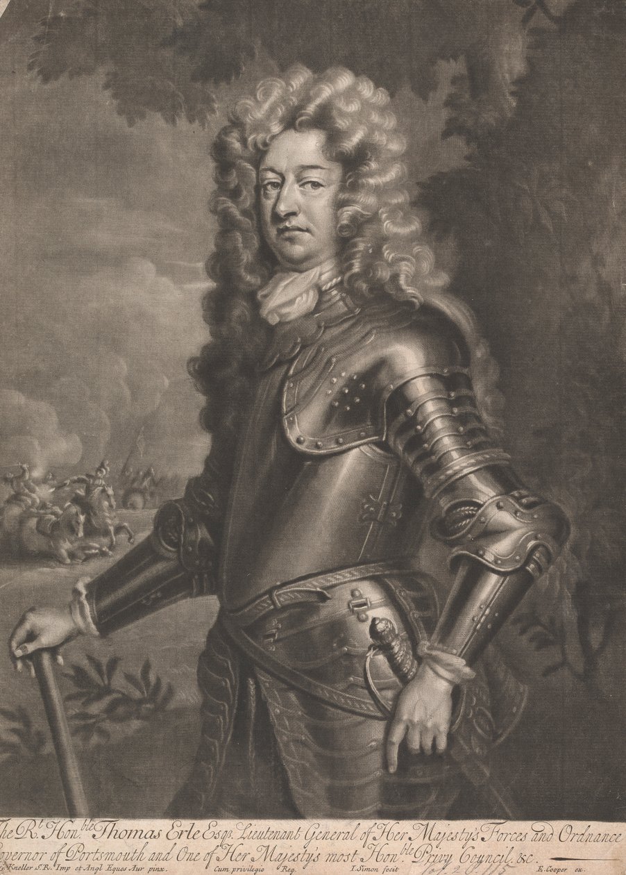 Sir Thomas Erle Esqr. autorstwa John Simon
