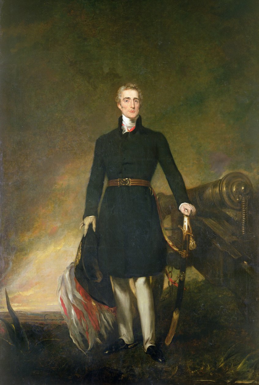 Arthur Wellesley (1769-1852) Książę Wellington (olej na płótnie) autorstwa John Simpson