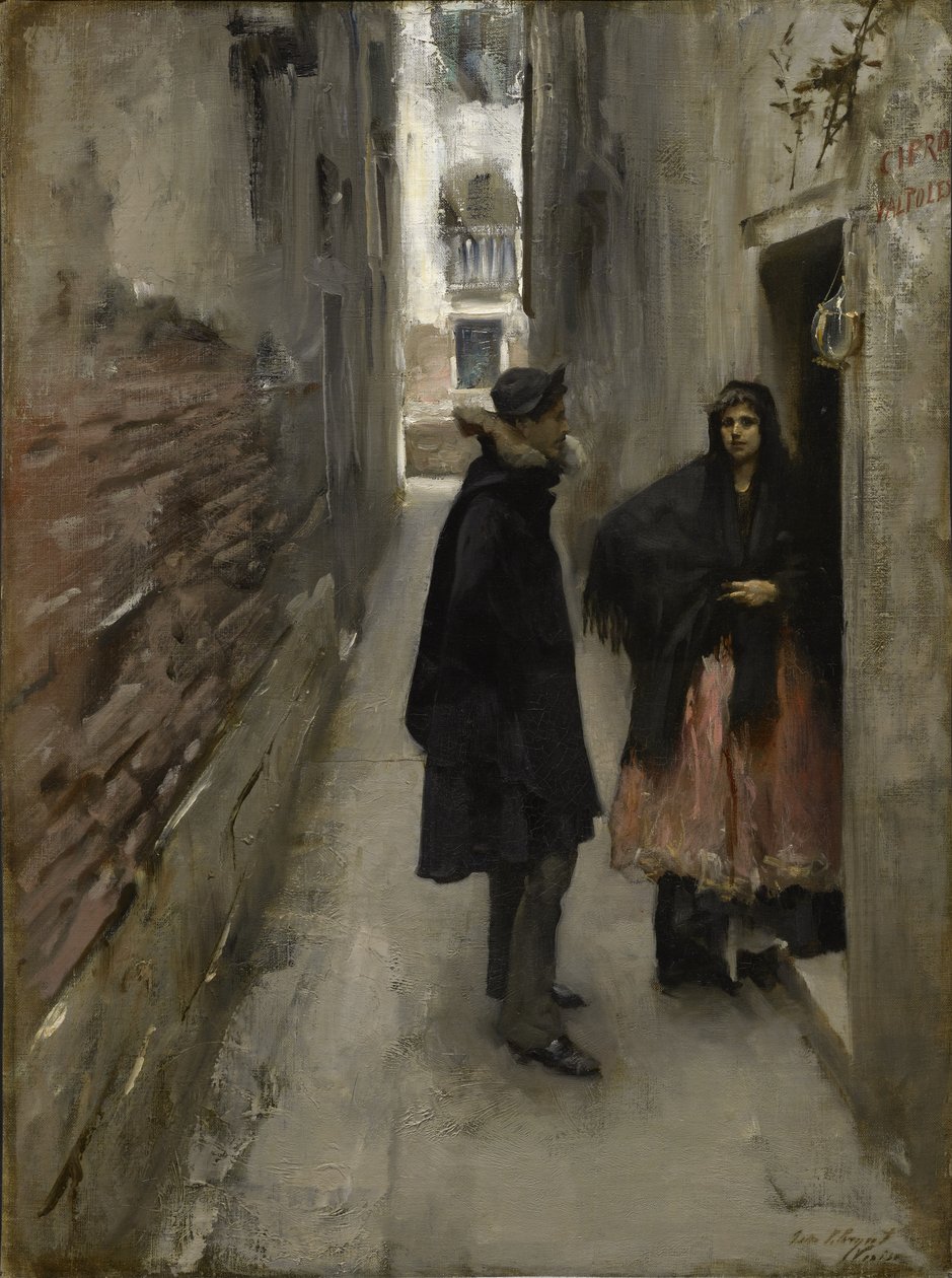 Ulica w Wenecji autorstwa John Singer Sargent