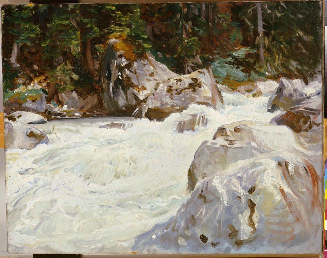 Potok w Norwegii, 1901 autorstwa John Singer Sargent