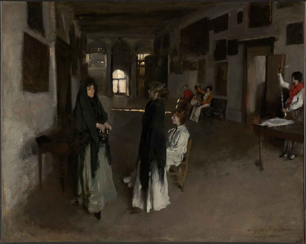 Weneckie wnętrze autorstwa John Singer Sargent