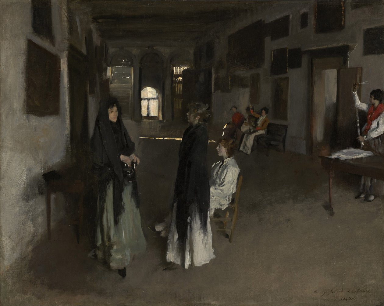 Wnętrze weneckie, ok. 1880-82 autorstwa John Singer Sargent