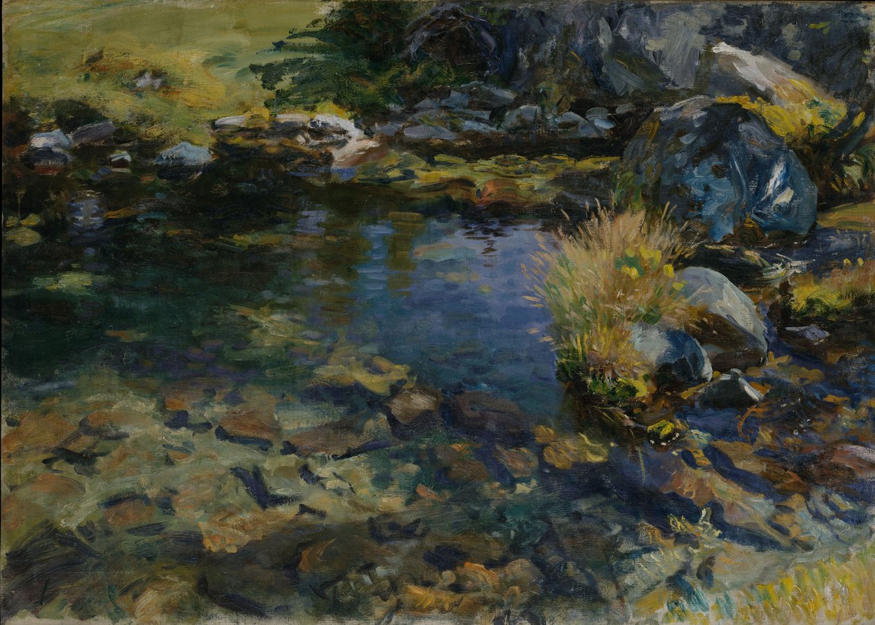 Basen Alpejski, 1907 autorstwa John Singer Sargent
