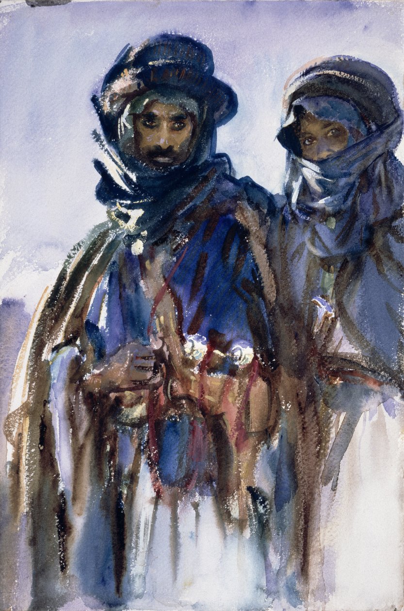 Beduini, ok. 1905 (wc na papierze) autorstwa John Singer Sargent
