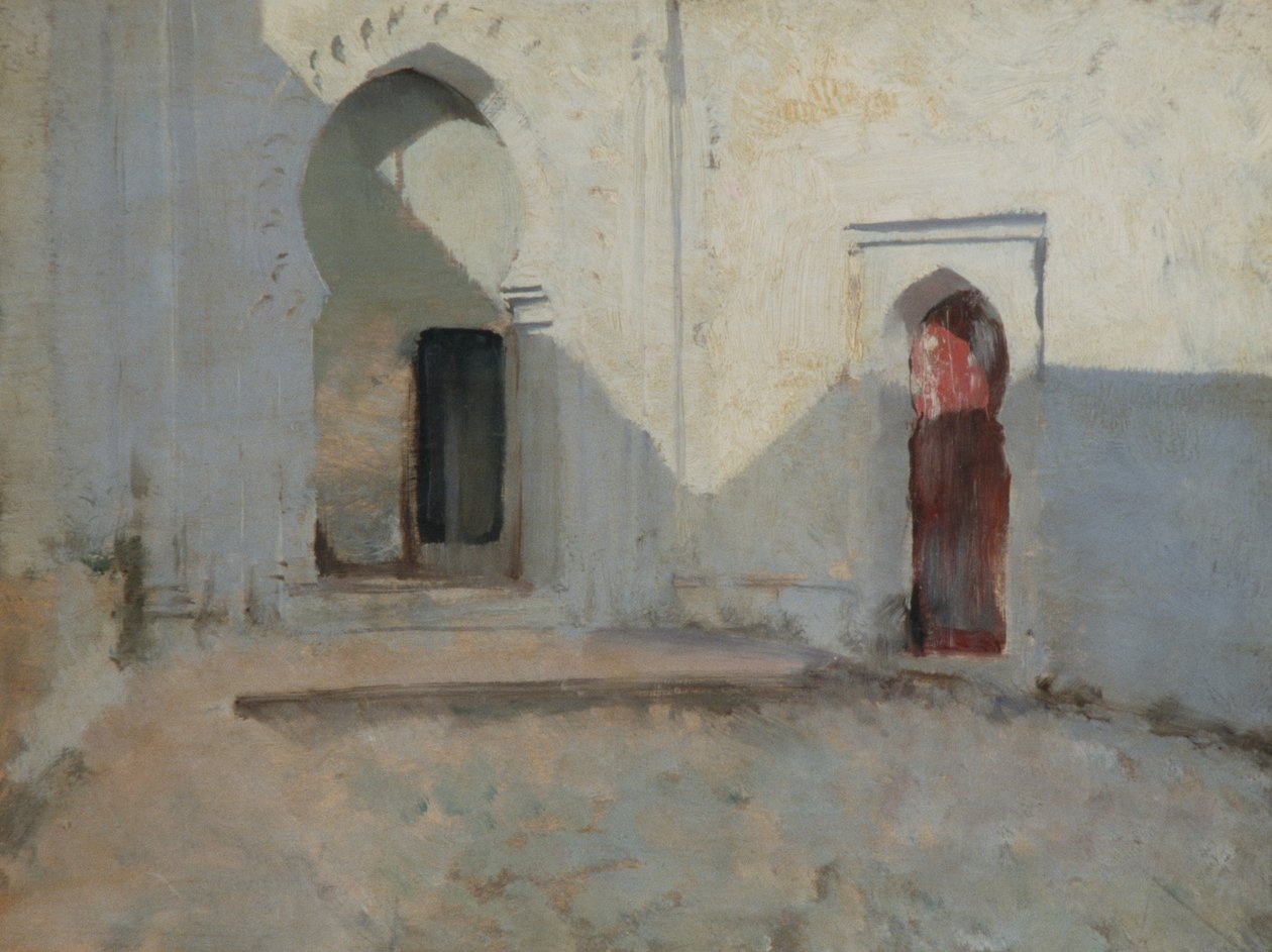 Dziedziniec, Tetuan, Maroko, 1879-80 autorstwa John Singer Sargent