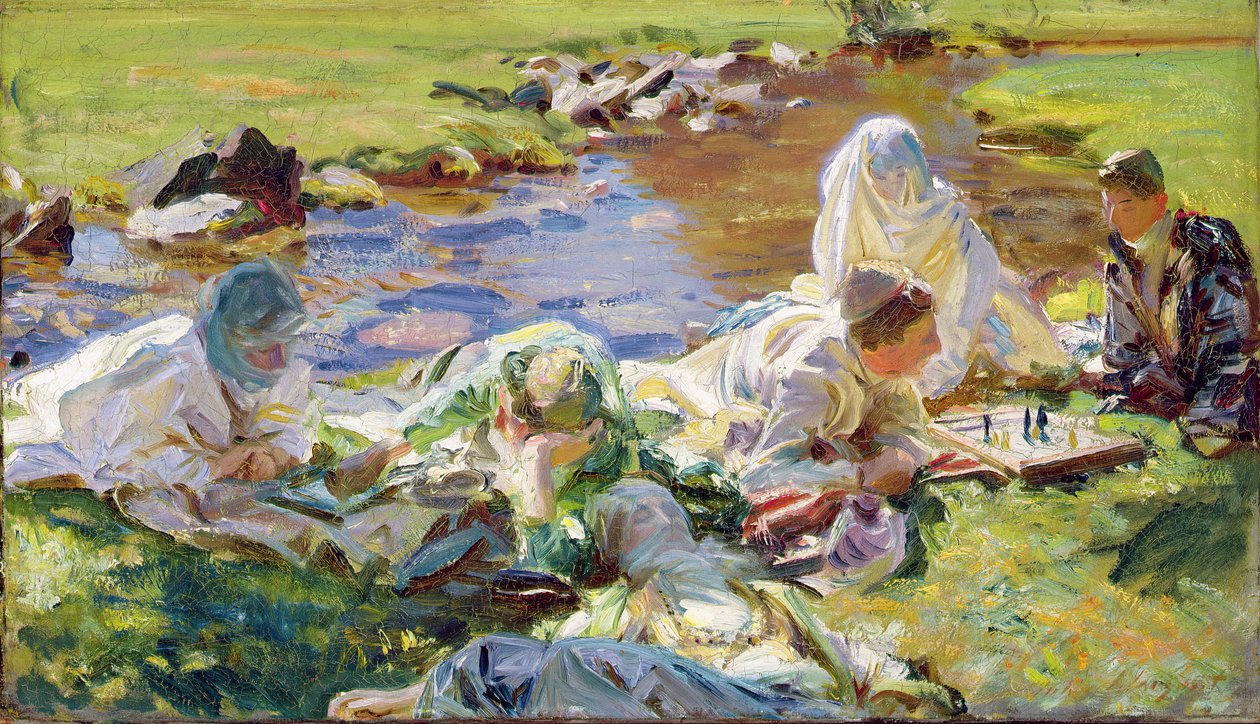 Dolce far niente, ok. 1907 autorstwa John Singer Sargent