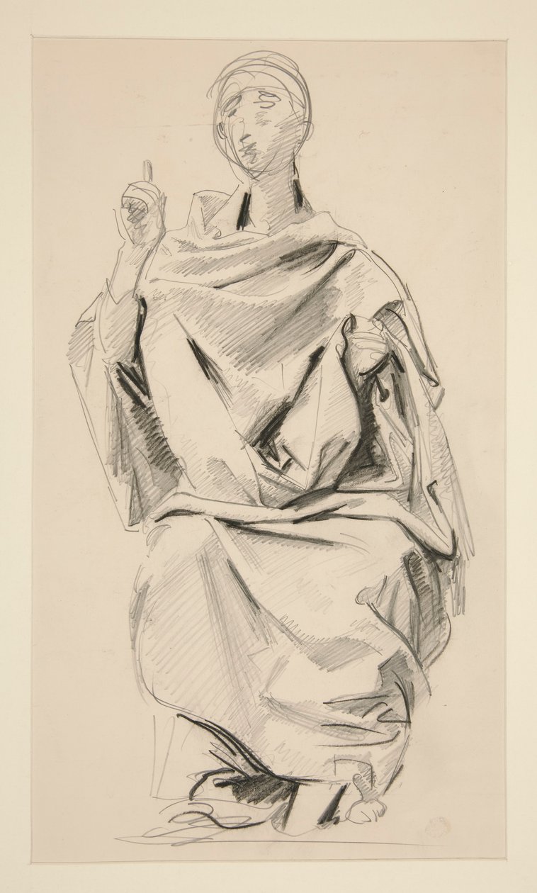 Drapowana postać autorstwa John Singer Sargent