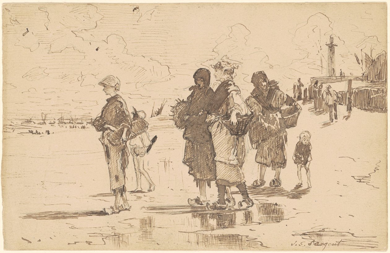 Na ryby (Wypływ na ryby) autorstwa John Singer Sargent