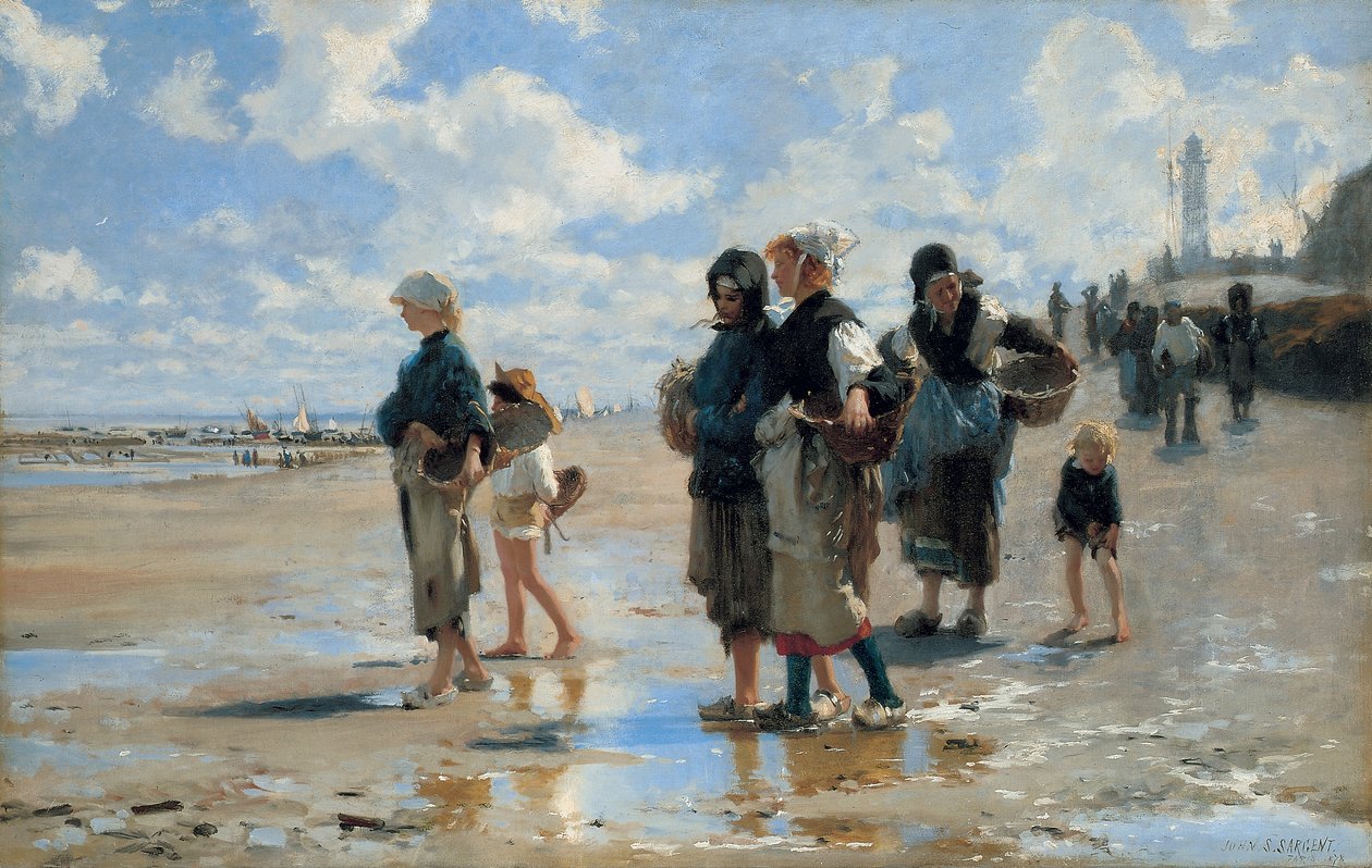 Wyprawa na ryby lub wyprawa na ryby autorstwa John Singer Sargent