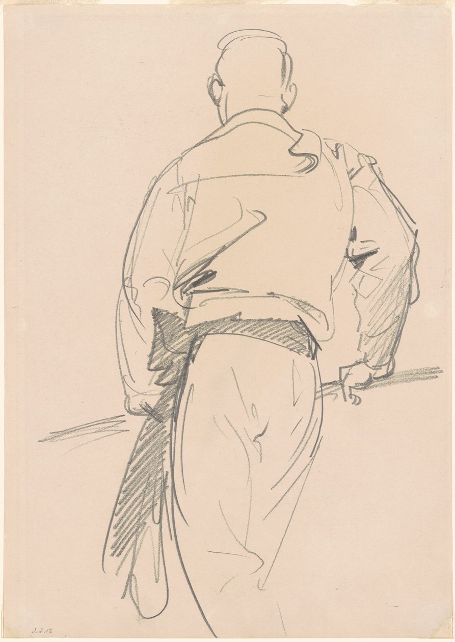 Gondolier, Wenecja autorstwa John Singer Sargent