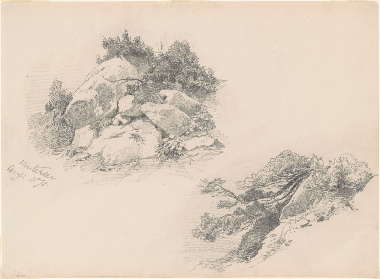 Hintersee, Niemcy, 1871. autorstwa John Singer Sargent
