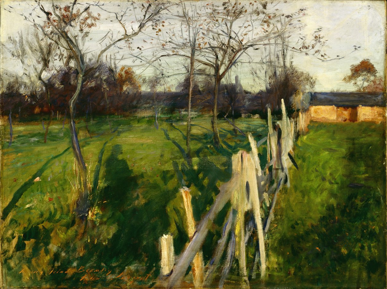 Pola domowe, ok. 1885 r autorstwa John Singer Sargent