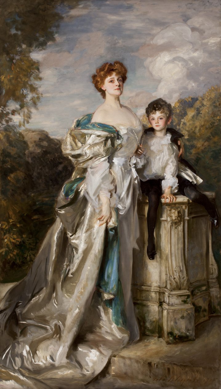 Lady Warwick i jej syn autorstwa John Singer Sargent