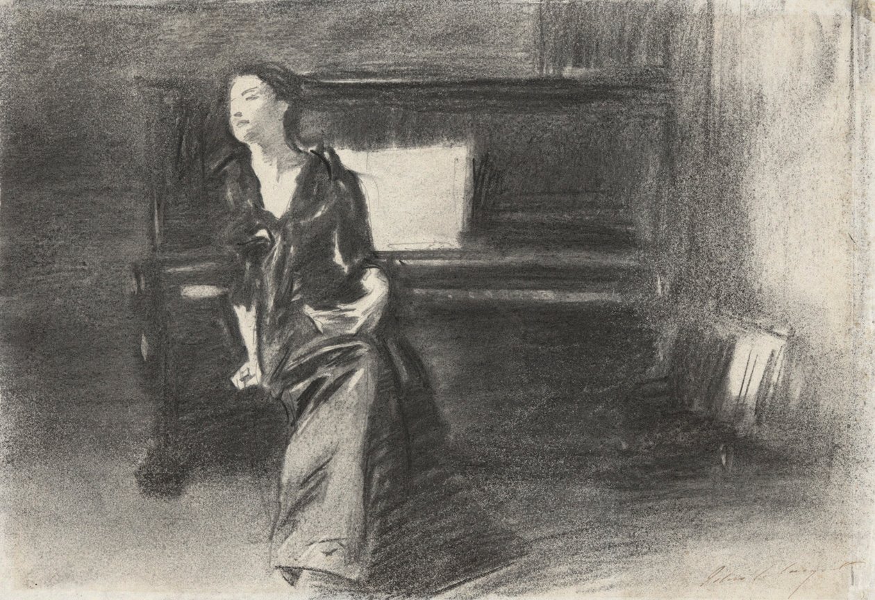 Pani przy fortepianie autorstwa John Singer Sargent