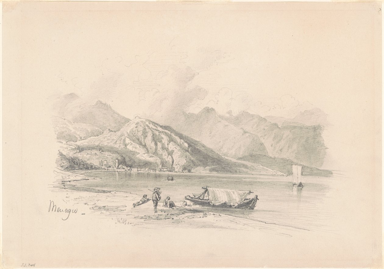 Lake Shore, Menaggio [odbyt] autorstwa John Singer Sargent