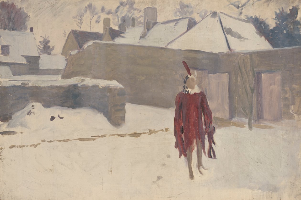 Manekin w śniegu autorstwa John Singer Sargent