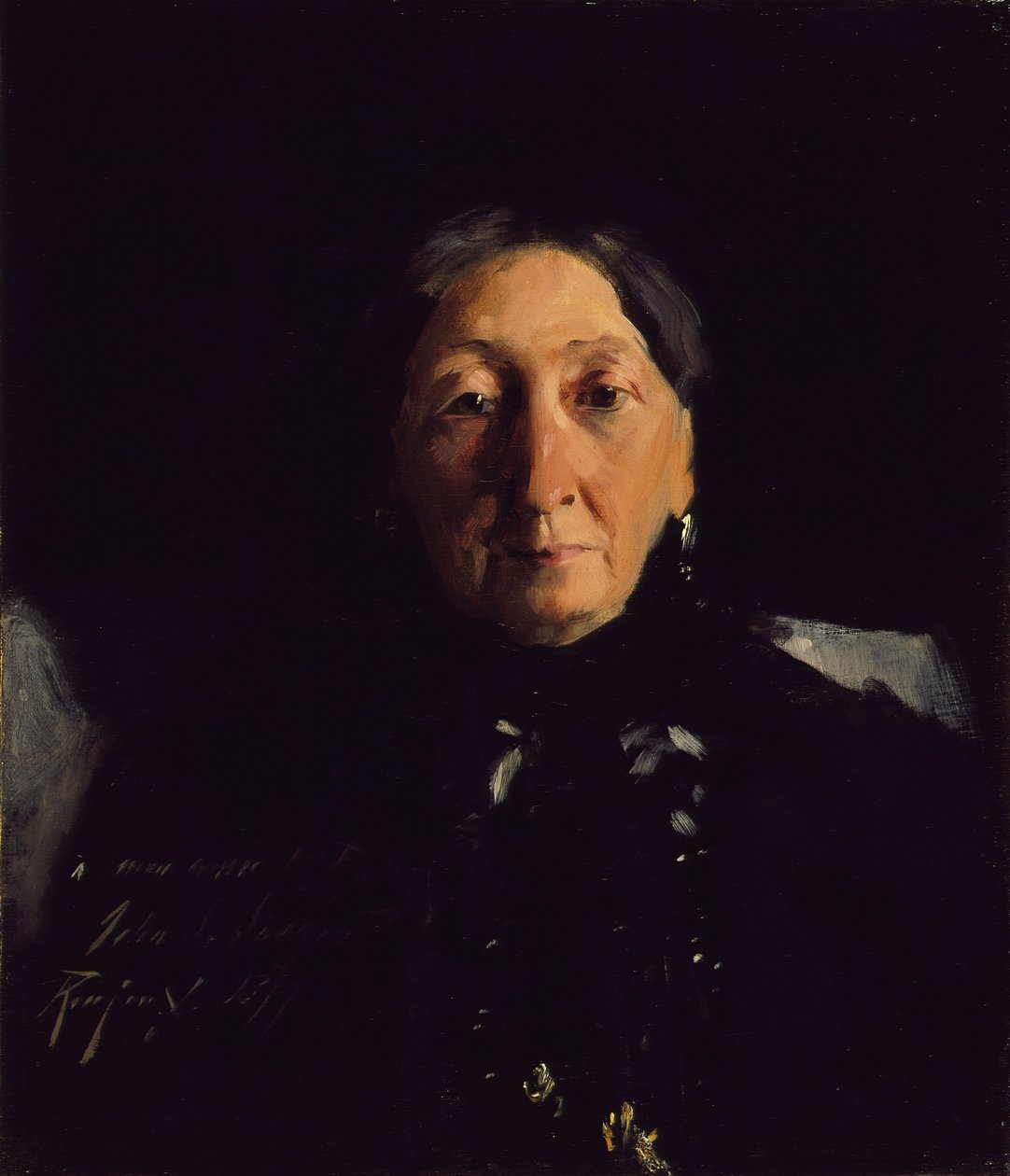Pani Francois Buloz, 1879 autorstwa John Singer Sargent